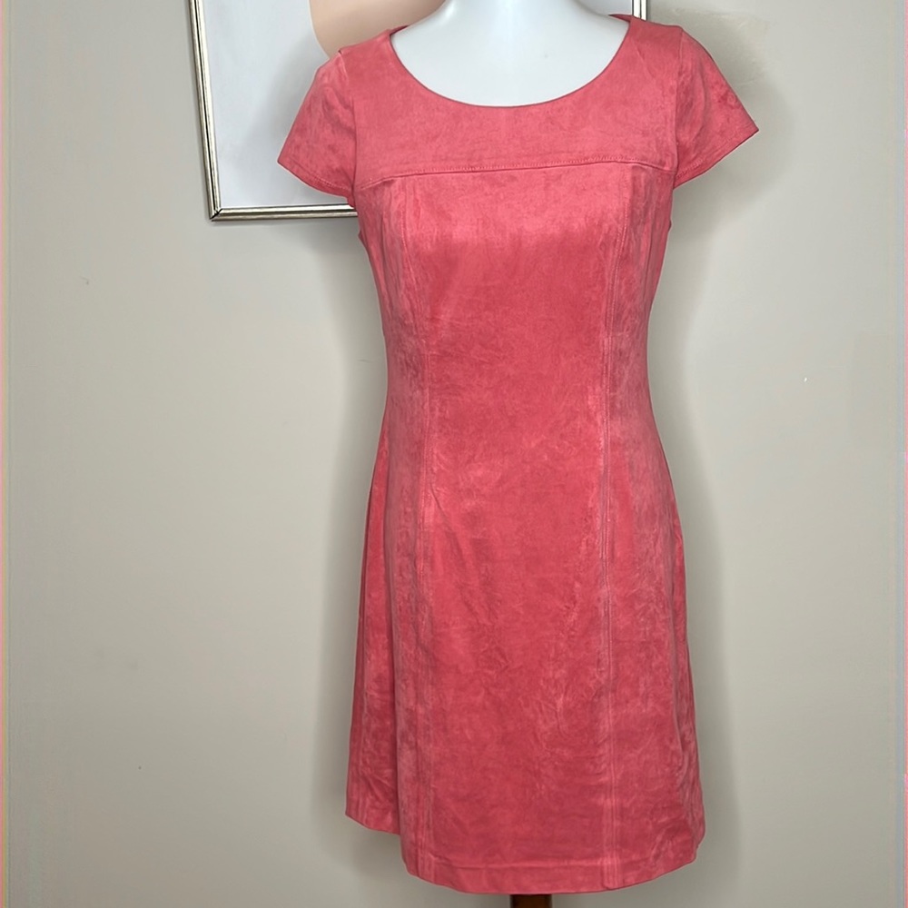 Nanette Lepore vegan suede sheath dress